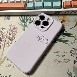 Minimal Cat Print Phone Case
